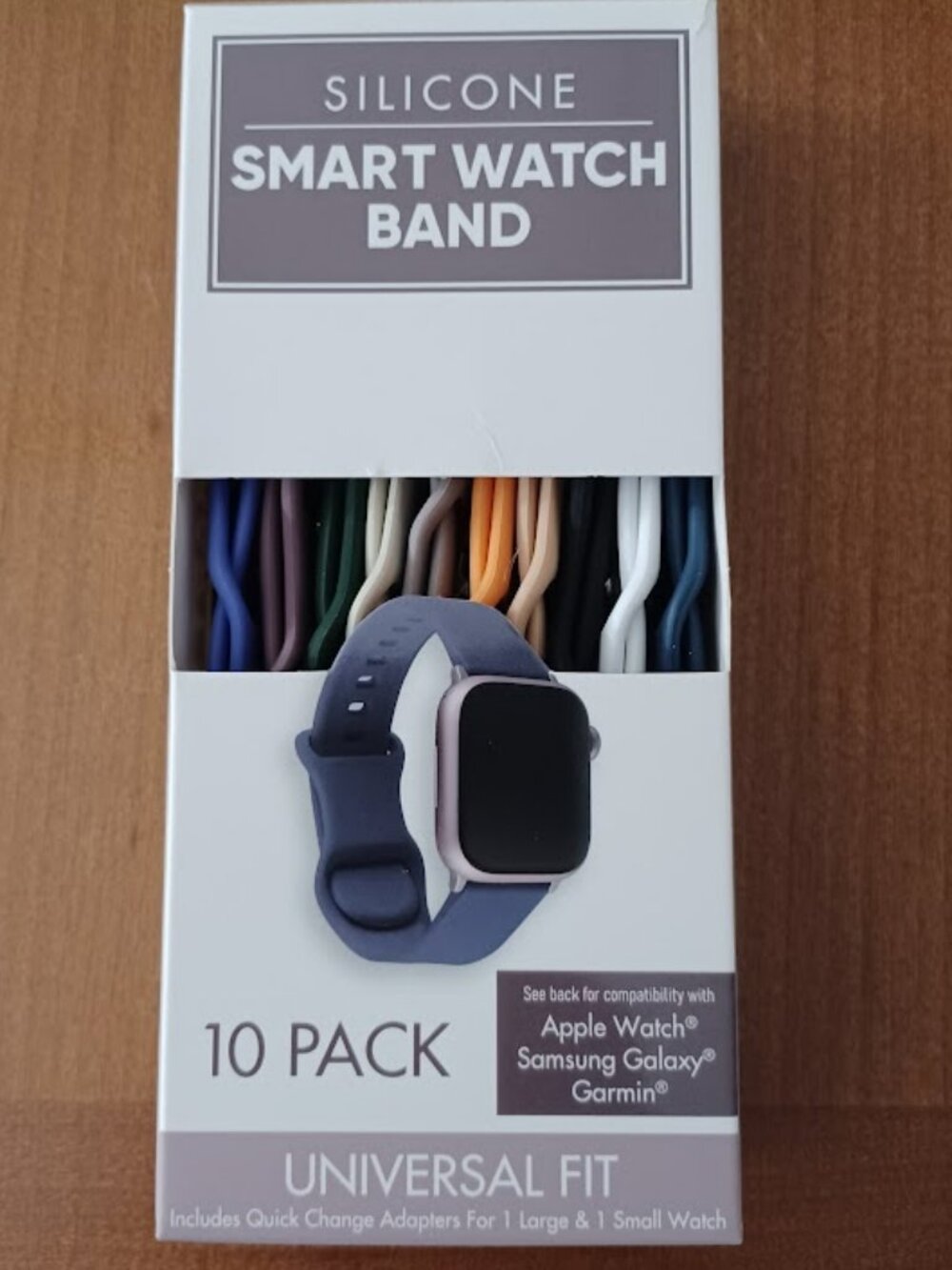 Silicone Smart Watch Band Set - 10 Pack
